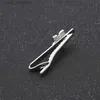 Tie Clips Британский стиль мужская рубашка модная и простой цветочный медный галстук залив заподок запонок женская красота подарка Y240411