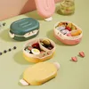 Dinware kawaii lunchbox voor kinderen schoolkinderen meisje kleurrijke anime bento lunchbox container opslag accessoires kom