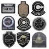 Club Shot Visual Glock Broidered Fabric Patch Tactical Badge Hook and Ring Military Patches For Clothing Embroidery Couture DIY