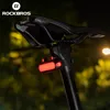 Rockbros Bike Light IPX6 Hecklicht Fahrrad Bike Rücklicht LED-Typ-C-Ladung 5 Modi Safe Warnung Radspazierhöhle Heckleuchte hintere Fahrradlampe
