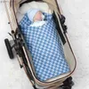 Couvertures émouvantes Baby Coverts Super Soft Newborn Girls Boys Swaddle Wrap Quilts Plaid Bandle Bandle Blanchette Coton Coton Coton Y240411