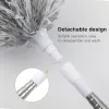 280cm Microfiber Duster Extenderable Duster Brush Telescópio Acarregador Mites Gap Pó Remoção de pó Abrutinas Ferramentas de limpeza doméstica