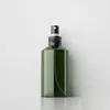 Opslagflessen 30 stks 50 ml 100 ml 150 ml 200 ml lege groene plastic spuitfles met blackatomizer cosmetische parfumcontainerverpakking