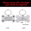 Dog Tag gepersonaliseerde Cat Pet ID -tags gegraveerde Cats Puppy Naam nummer Adres voor accessoires van kraaghanger