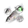 Artificial Smart Bait Lures For Fishing Swimbait Electronic Robotic USB New Rechargeable LED Light Self Swimming 13CM45G