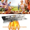 Tigelas 4pcs Placa de calor para forja mestre Perfect Flame Stainless Defuser Gas Grill Grill Part
