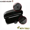 Accessoires intérieurs coiffure de style voiture Clip Clip Tel Tard Plan Abs Basses Case Soleil Visor Sunglasses Holder