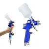 Junefor Tools Paint Spray Gun HVLP 0,8/1,0 mm Airbrush Oil Water Separator målarverktyg Pneumatic för att måla bilmöbler vägg