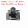 Global Shutter Camera Module 2MP 60FPS,USB Webcam Monochrome,Plug And Play ,High Speed Moving Capture For Android Windows Linux