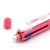 펜 1pcs 일본 얼룩말 다기능 펜 J4SA11 Fourcolor 젤 펜 + 기계식 연필 핸드북 교체 가능한 멀티 컬러 문구