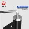 Kak 2 Pack Hydraulic Porte Hinge Porte automatique plus proche 90 ﾰ Positionnement Bustage de porte réglable Soft Fermed 50kg Door Hardware