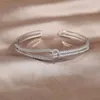 Bracelet de nœud zircon complet exquis