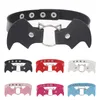 CHOKERS GOTHIC BLACI BLACI Punk Punk Collar Colletti Rivetti Collana Chocker Stream per le donne Bondage Cosplay Gioielli Goth Drop Drop Ottig