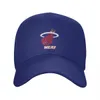 Equipo de baloncesto Miami Meat Force Cap Baseball Hat Hor Horse Ball Cap Streetwear Women Gols