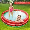 Baby Pool Outdoor Family Enfants Grand Piscine en bas âge Blow Up Pa piscine Enfants Piscine gonflable pour la plage de jardin 240328