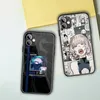 Anime Nazuna Call Night Phone Case per iPhone 14 13 12 11 XS X 8 7 6 Plus Mini Pro Max SE 2022 PC Glass Telefono Cover Funda