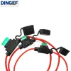 1Set Waterproof 32V Mini/Small/Medium Auto Fuse Holder 18/16/14/12/10AWG With Car Blade Fuse 3A 5A 7.5A 10A 15A 20A