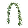 Fleurs décoratives suspendues à feuilles olive guirlande artificielle décorations de vigne arc arc arc décoration murale
