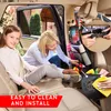 Organizzatore di auto sul sedile posteriore, protezione dei sedili posteriori con tappeti con touch screen tablet, organizzatore di sedili per auto per bambini 2 pacchetto