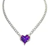 Colliers pendants y4qe Beau coeur Collier de tour de cou cœur pour femmes chaîne de corde réglable Collarbone esthétique de bijoux de cou de cou