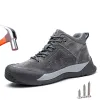 Laarzen werk veiligheidsschoenen mannen laarzen hoge top werk sneakers stalen teen cap antismash punctie proof onverwoestbare veiligheid laarzen