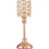 Youzi Crystal Candle Holders Dekorativ ljusstake Holder Romantiska bröllopsrekvisita för heminredning