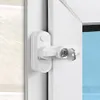 Aluminum Alloy Safety Locks UPVC Door Sash Jammer Security Restrictor Lock T-lock Flat Open Doors Windows Locks With Key