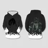 Con cappuccio con cappuccio per il marchio di design personalizzato etichetta di sublimazione anime graphic men felpe con cappuccio new hoodie calda