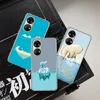 Lovely Penguin Polar Bear Phone Case For Huawei P50 Pro P40 P30 Lite P20 P10 Mate 40 Pro 30 20 Lite 10 Cover Shell Coque