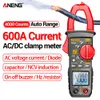 Aneng PN200 Digitale klemmeter DC/AC 600A Stroom 4000 Tellingen Multimeter Ammeter Voltage Tester CAR Hz Capaciteit NCV -ampèremeter