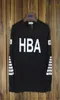 Modehaube von Air Hba Hoodies Springautumn Paare runde Nackenkreise lässig Pullover Schwarze Männer Hip Hop Sweatshirts Sportwear9917934