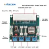 HU-M28W Desktop PC PC ATX Transfer Scher Transfer Power 24Pins Adattatore Modulo Test Test di alimentazione Modulo di uscita