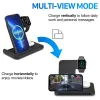 Laddare 20W Fast Wireless Charger Dock Station för iPhone 14 13 12 11 XS XR X 8 Apple Watch 8 7 SE AirPods 3 Pro Fast Charging Stand