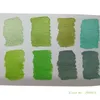 Aquarement solide peintures 8 couleurs peigneuses à paillettes pigmentaires peinture à l'eau pour les étudiants amateurs d'artistes débutants