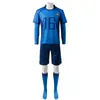 Anime Blue Lock Cosplay Costume Red Uniform T-shirt Wig Men Chigiri Hyoma Seishiro Reo Mikage Nagi Cosplay Football Tracksuis