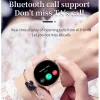 Regardez Smart Watch Korean Woman Girls Smartwatch 2023 Bluetooth Call vocal Assistant WhatsApp Notification Bracelet de pression artérielle