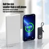 5000mah Super Mini Power Bank Bank construit Câble pour iPhone Samsung Xiaomi Huawei Oppo OnePlus Charger Battery Charger Pack Powerbank