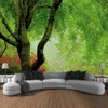 Fluss Big Tree Wandteppiche Landschaft Wald Wandteppich Wandkunst Dekoration Hängende Stoffvorhang Home Schlafzimmer Wohnzimmer Dekoration R0411