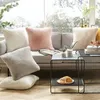 Kissen Ultra weiche Wurfkissen Hülle Kunstfell Luxus warmes Plüsch Dekorationsabdeckung für Sofa Schlafzimmer Wohnzimmer