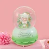 Decoratieve beeldjes vele cartoon grote lichtgevende muziek kristallen ball automatische sneeuw fantasy decoratie creatief geschenk tanabata jaar doos