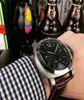 47mm16 mm zegarki Pamleather 316L Stal nierdzewna Man Automatyczne Pam 2 kolory zegarek