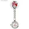 Montres de poche Arts de la mode Simple Fleurs papillon coeur amour soins médicaux infirmière infirmière médecin hospitalisation clips fob poche es cadeaux d'horloge y240410