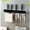 Ecoco Knife Holder Wall Mounted Kitchen Suppliesナイフ箸ケージ統合ストレージラック多機能キッチンストレージ