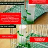 Other Bird Supplies Cage Water Fountain Plastic Portable Feeder Watering