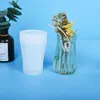 Flores modernas vaso molde chines estilo vaso de flores artificial suprimentos reutilizáveis de bricolage para artesanato resina de caneta e vaso de flores