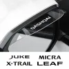 Car Rain Eyebrow Accessories For Nissan Qashqai J10 J11 Juke 2 Micra K12 K14 Leaf X-Trail T32 Sentra Murano Patrol Pulsar Tiida