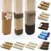 4pcs Nouveau élastique de table en tricot en tricot élastique chaussettes de jambe de meuble de planchers de plancher