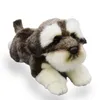 Poux en peluche bébé schnauzer chien en peluche en peluche jouet mignon chien en peluche