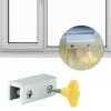 Door Shutter Lock Restrictor Window Security Key Lock Sliding Doors Windows Restrictor Child Safety Anti-theft Door Stopper