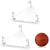 Acrylic Ball Stand Holder, Sports Ball Storage Display Rack for Basketball Football Volleyball Soccer Rugby Balls
